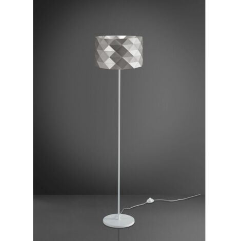 Base y Vástago Plata en Metal Cm. 40x153h