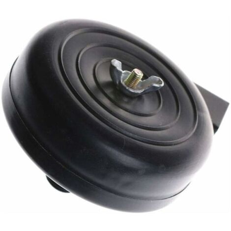 Basetbl – Filtro di aspirazione per compressore d'aria da 16 mm 3/8PT – Silenziatore in plastica nera – Riduce il rumore per i compressori a pistoni