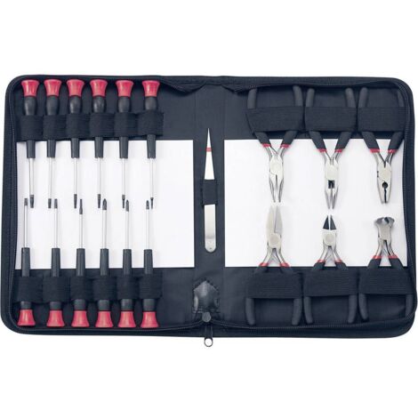 Basetech 814583 Jeu d'outils pour électricien en sacoche 19 pièces
