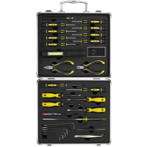Basetech  BT-1954694 Werkzeugset Heimwerker, Techniker, Elektriker im Koffer 30teilig