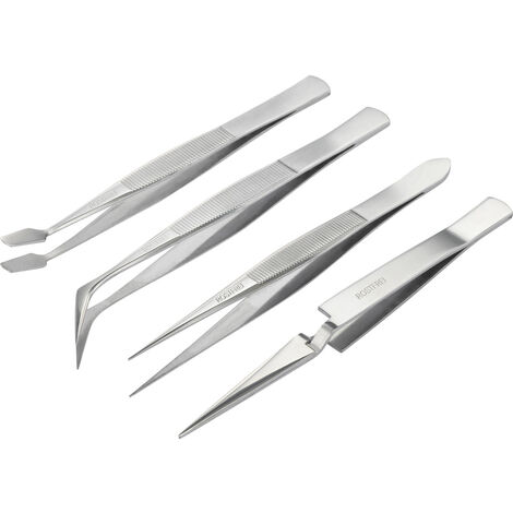 Basetech BT-2108046  Pinzetten-Set 4teilig