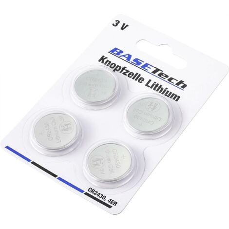 Camelion 5 piles boutons rondes CR-2430 3V Lithium