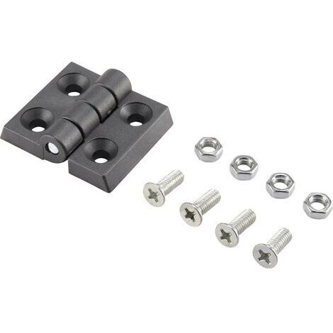 Basetech Kunststoff-Scharnier 53x44x8mm 53 mm   1 St.