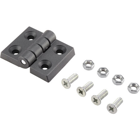 Basetech Kunststoff-Scharnier 60x45x8mm 60 mm   1 St.