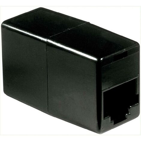 Basetech RNIS Adaptateur [1x RJ45 femelle 8P4C - 1x RJ45 femelle 8P4C] noir X757661