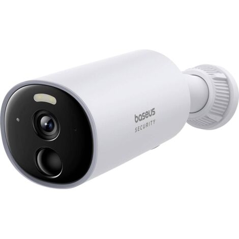 Baseus B1 Caméra de Surveillance Extérieure Blanche 2K