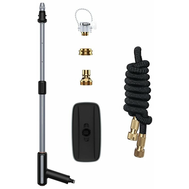 

Pistola de lavado de autos Pistola de agua de alta presion portatil Boquilla de rociado Lavadora Manguera flexible magica 2 en 1 Lavado y fregado