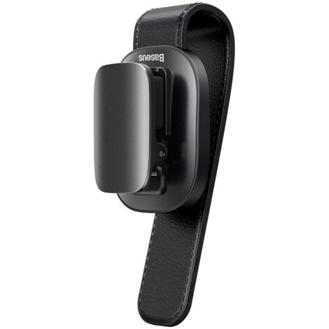 Baseus Supporto per occhiali da auto con clip, nero