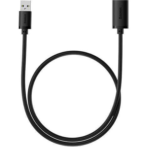 Baseus USB 2.0 Verlängerungskabel 0,5 m USB Stecker zu USB Buchse schwarz
