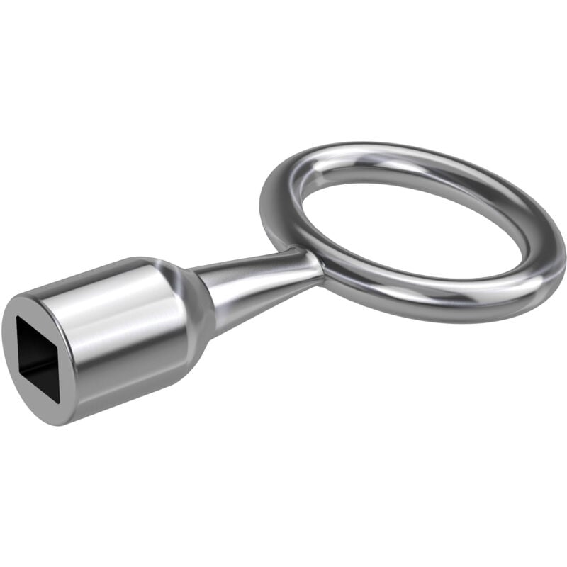 301V-8 clé forée argent - Basi