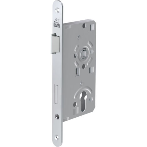 Basi 9290-5522 Serrure de porte de chambre à insérer argent