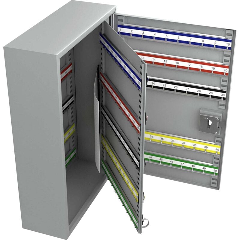 Basi - Boîte à clés ss 100 pz 2171-0199 Nombre de crochets 200 gris (boîtier métallique) R504381