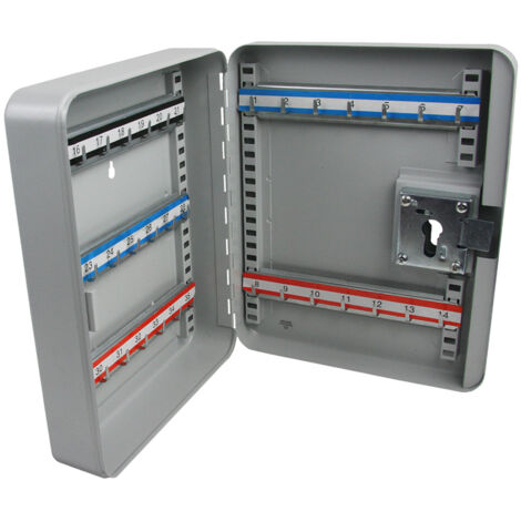 Basi Schlüsselkasten SS 100 PZ 2171-0045 Anzahl Haken 35 Grau (Metallgehäuse)
