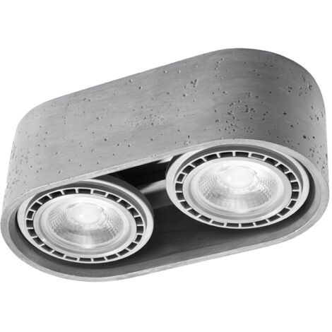BASIC 2 ceiling lamp in concrete