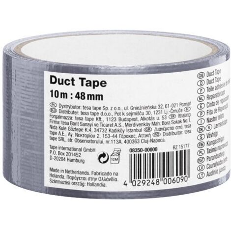 Basic Adhésif Toile 10mx48mm Gris - Tesa