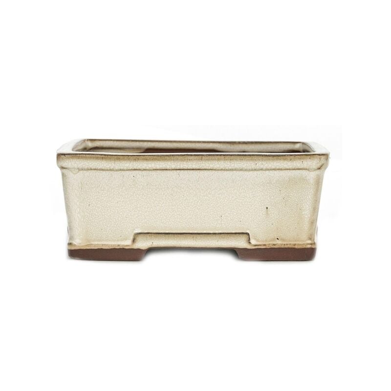 

Planeta Huerto Bonsái - BASIC CLASS Tiesto rectangular canto recto crema 25 cm