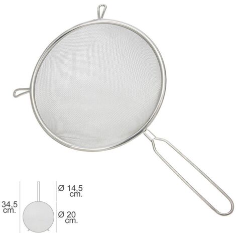 Basic Edelstahlsieb Ø 20 x 34,5 (H) cm.