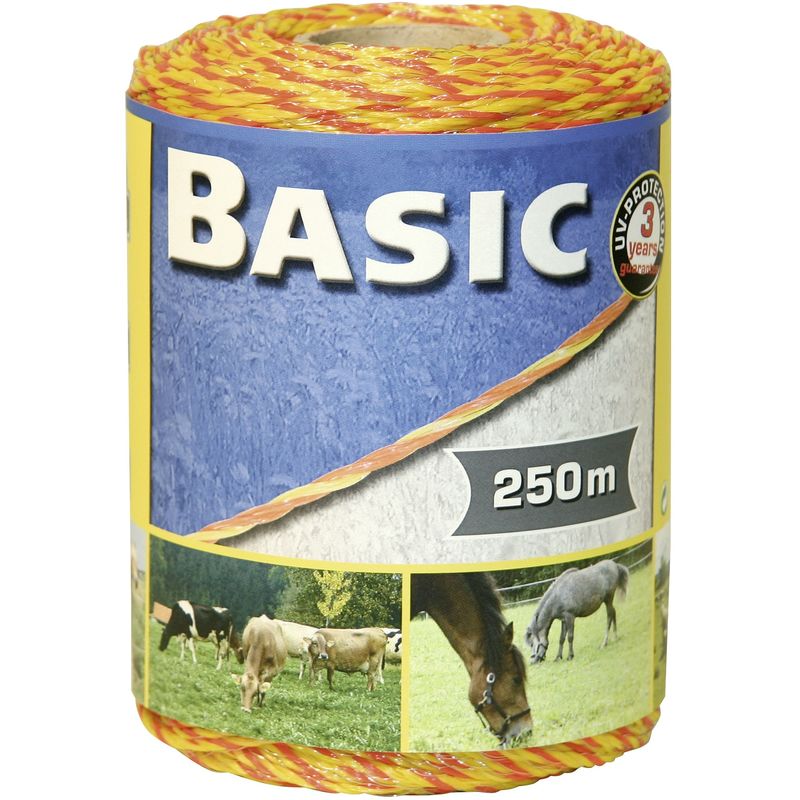 Fencing Stainless Steel Polywire (250m) (Yellow/Orange) - Basic