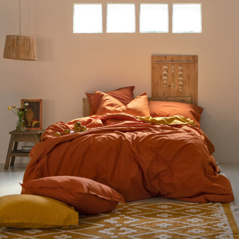 Basic Funda nórdica 180x220 cm (Cama 105) Terracota