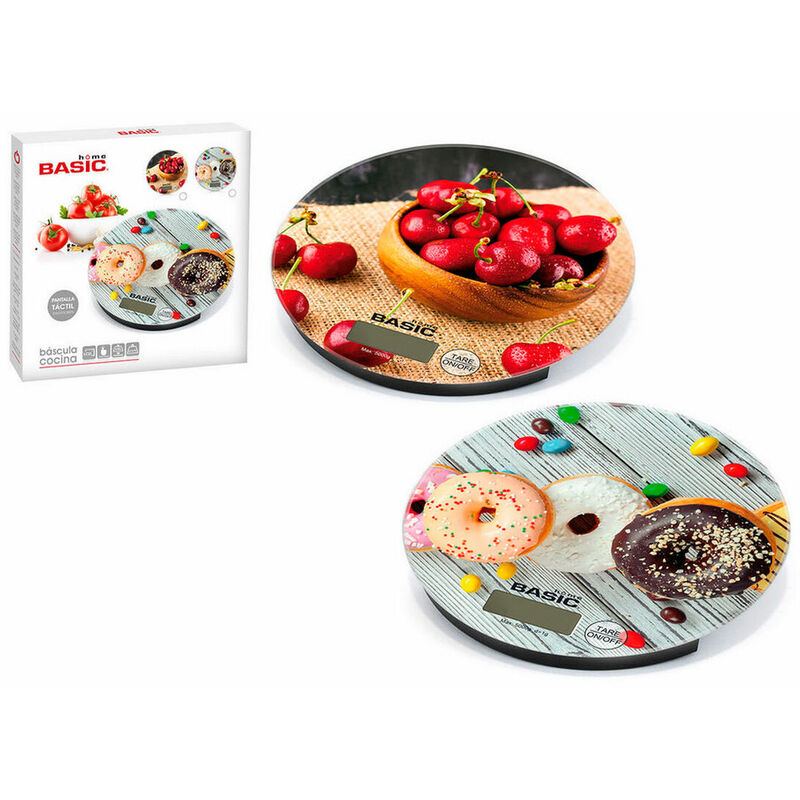 

Báscula de Cocina Digital LCD 5 kg (18,8 x 2,2 cm) - Basic Home