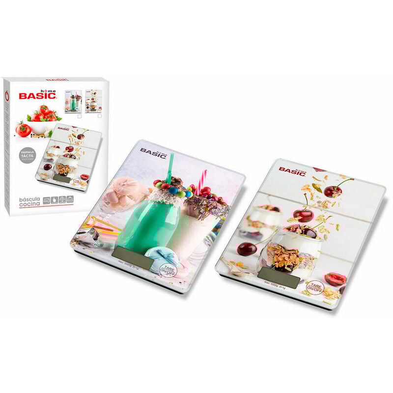 

Báscula de Cocina Digital LCD 5 kg (20,3 x 15,3 x 1,6 cm) - Basic Home