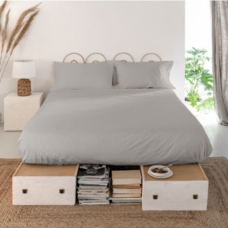 Basic Sabana 260x270 cm (Cama 180/200) Gris
