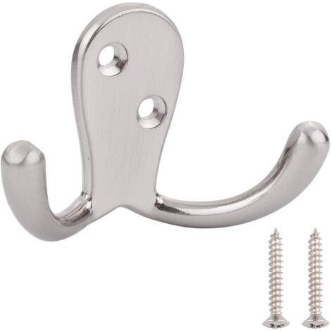 Basics AB4900-SN-5 Patère à peignoir, Nickel satiné-Fei Yu