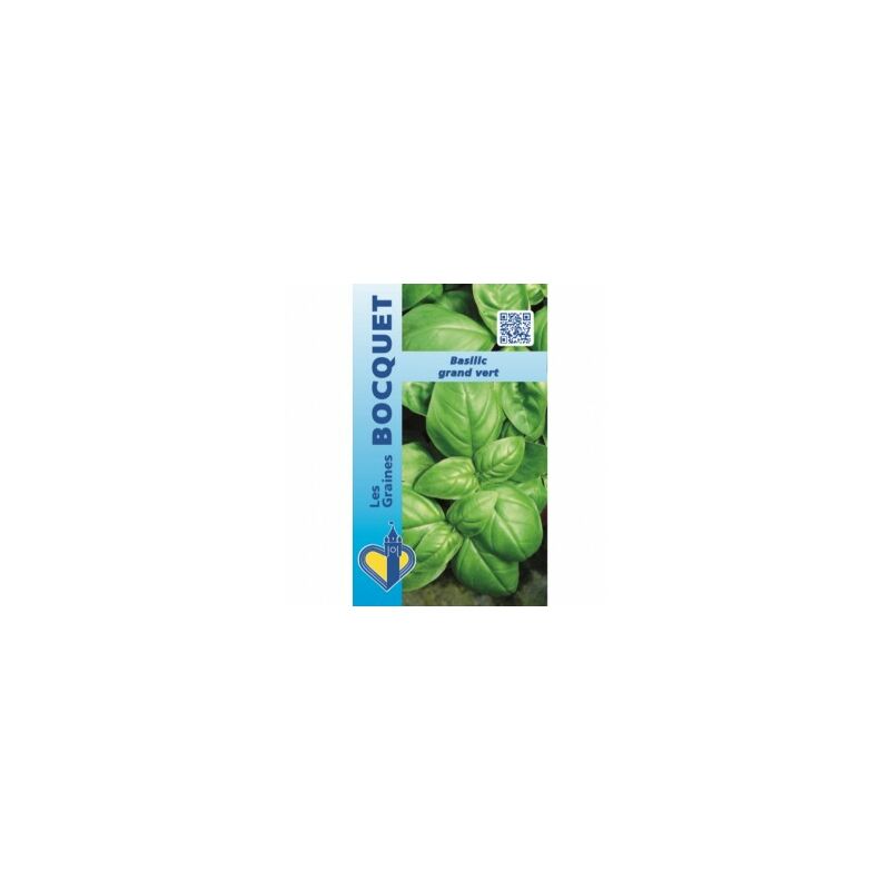 Graines Bocquet - Basilic grand vert - 1g