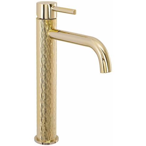 Basin faucet REA Lungo Art Gold High