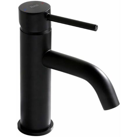 Basin faucet REA Lungo Black Low