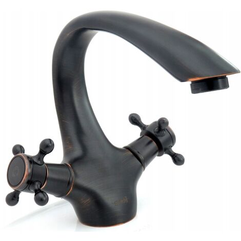 Basin faucet REA Retro Old Black Low
