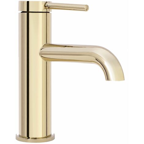 Basin faucet REA Spot Gold Low