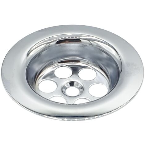 main image of "Basin kitchen sink waste basket replacement strainer 70mm old type poly plug"