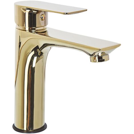 Basin Mixer Tap BERLOI Brass Gold