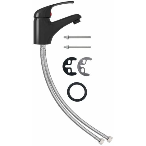 JASSFERRY Pair Of Basin Pillar Taps Top Lever Handle For Bathroom Sink Chrome Polished 1 2