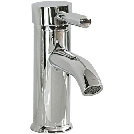 Basin Mixer Tap RUSUMO Brass Silver