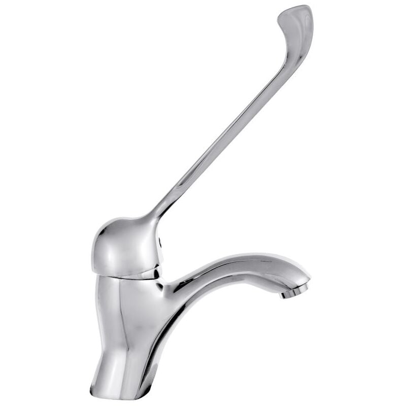 Basin Modern Mixer With Extended Lever Swivel Spout, Disabled, Mobility