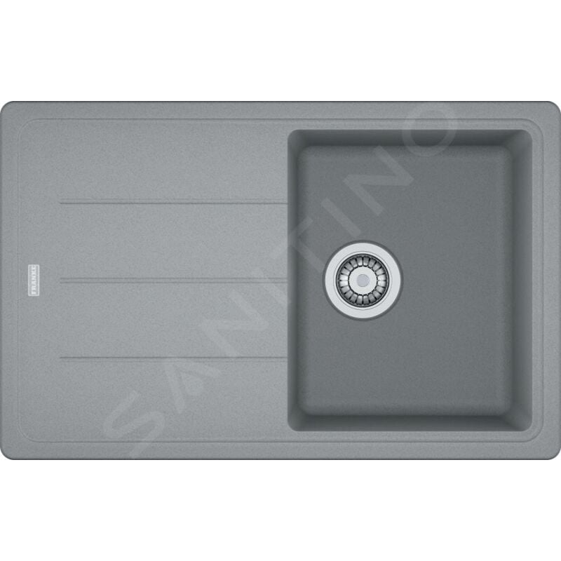 Basis - Évier en fragranit bfg 611-78, 78x50 cm, pierre grise 114.0285.186 - Franke