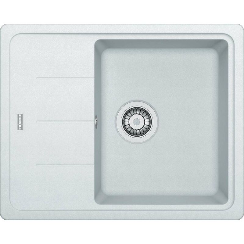 Basis - Évier en fragranit bfg 611-62, 62x50 cm, blanc artic 114.0285.103 - Franke