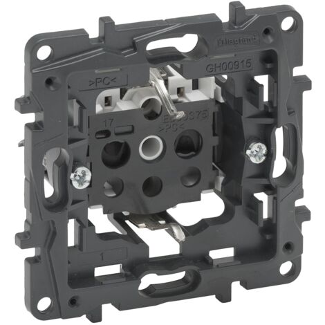 Basis Schuko-Steckdose 2P+T 16A 2 Module LEGRAND Niloé Step 864021 16 A