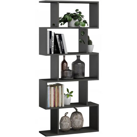 BASK anthrazit offenes Regal Loft grau