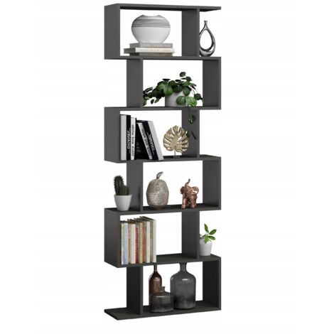 Bask Max Anthrazit Standregal für Wohnzimmer, Büro, Schlafzimmer, MK