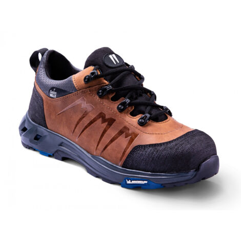 Basket basse de sécurité marron GASTON MILLE pour homme maçon BTP Addict brown s3 hro src hi ci - ADBM3 45