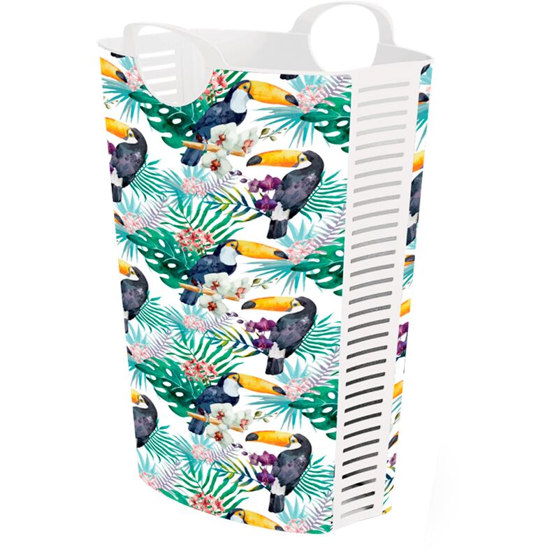 Panier à linge de l'histoire de la vie Panier à linge de l'histoire de la vie 58l toucan - Vert