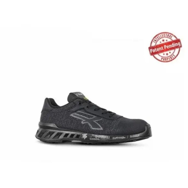 Chaussures de sécurité basses U-power Scott S1P src esd - 48 (eu) - Schwarze