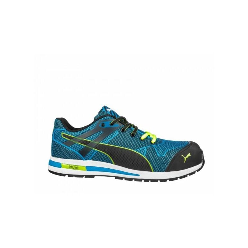 Baskets de sécurité basse blaze knit low S1P hro src bleu/vert P41 Puma 643060-T.41