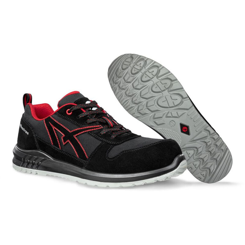 Albatros - Basket de sécurité basses sans métal clifton low S3 src Noir / Rouge 41