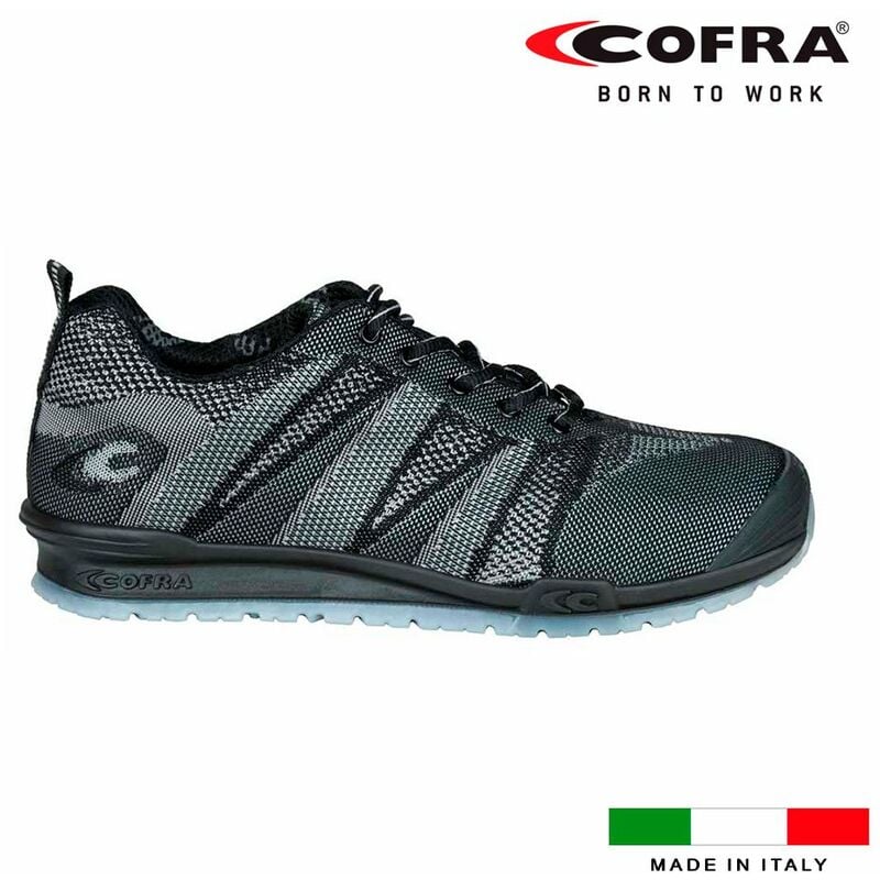 Cofra - Chaussures de sécurité fluent black s1 taille 46