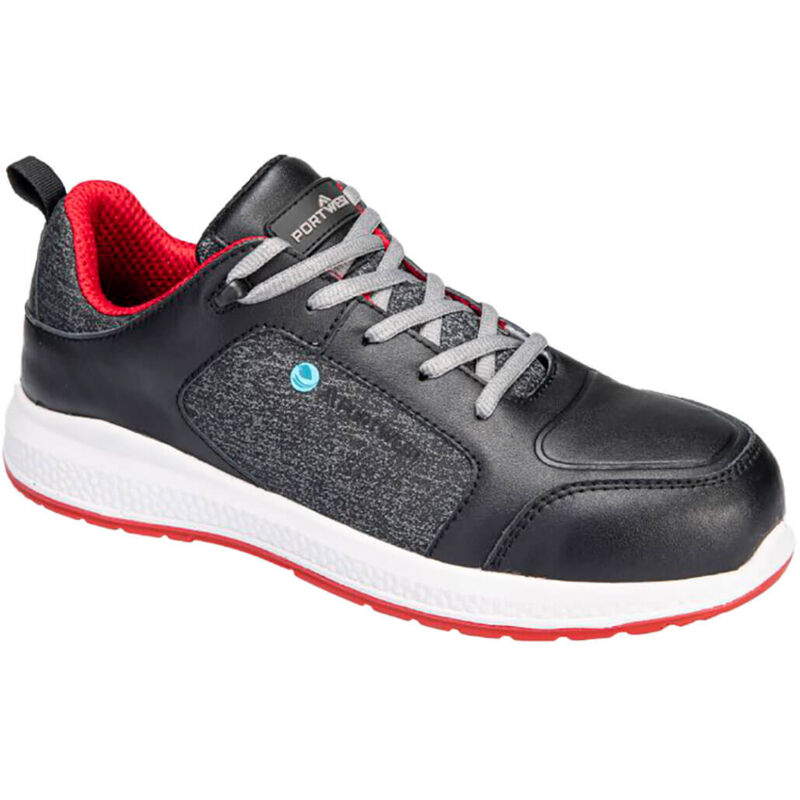 Portwest - Basket Eco-conçu Composite S3s Sr - Taille 43 - Noir/rouge Portwest - Basket Eco-conçu Composite S3s Sr - Taille 43 - Noir/rouge