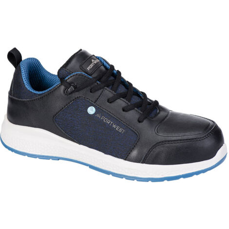 Basket Eco-conçu Composite S3s Sr - Taille 39 - Noir/bleu - Portwest